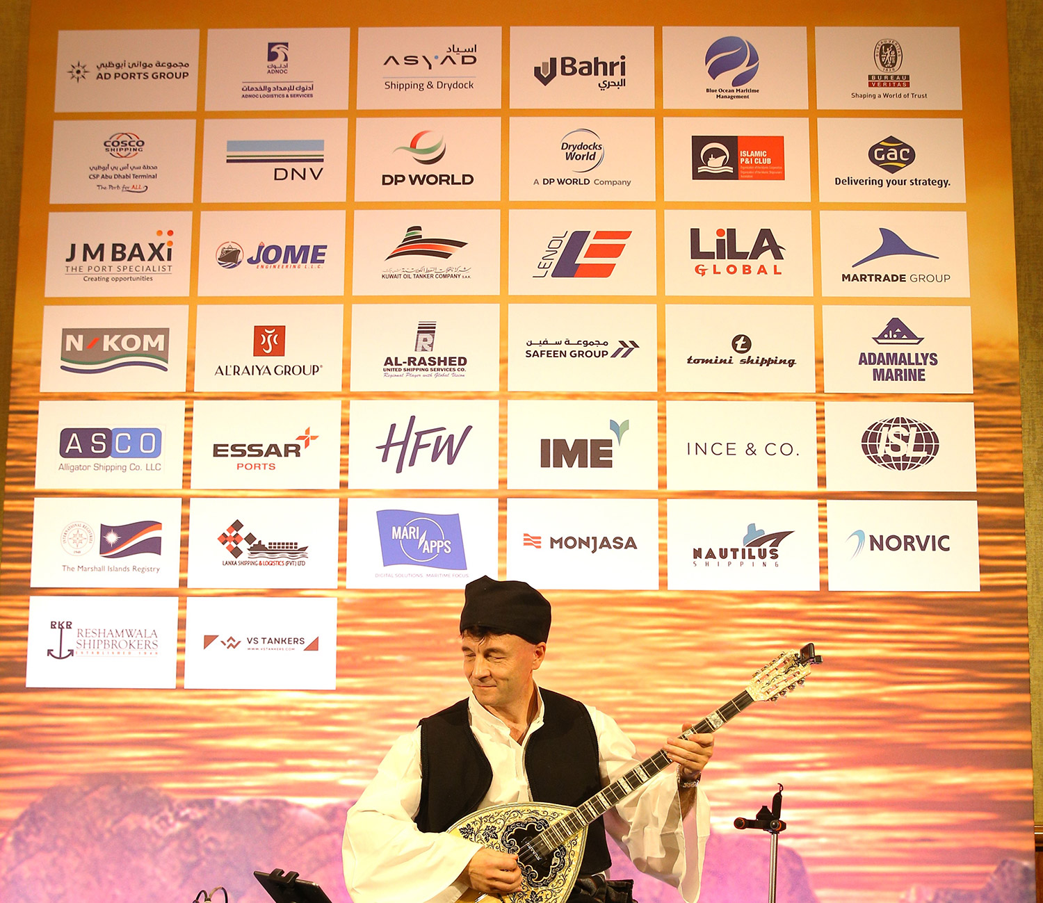 Branded sponsors signage displayed at TMS Awards
