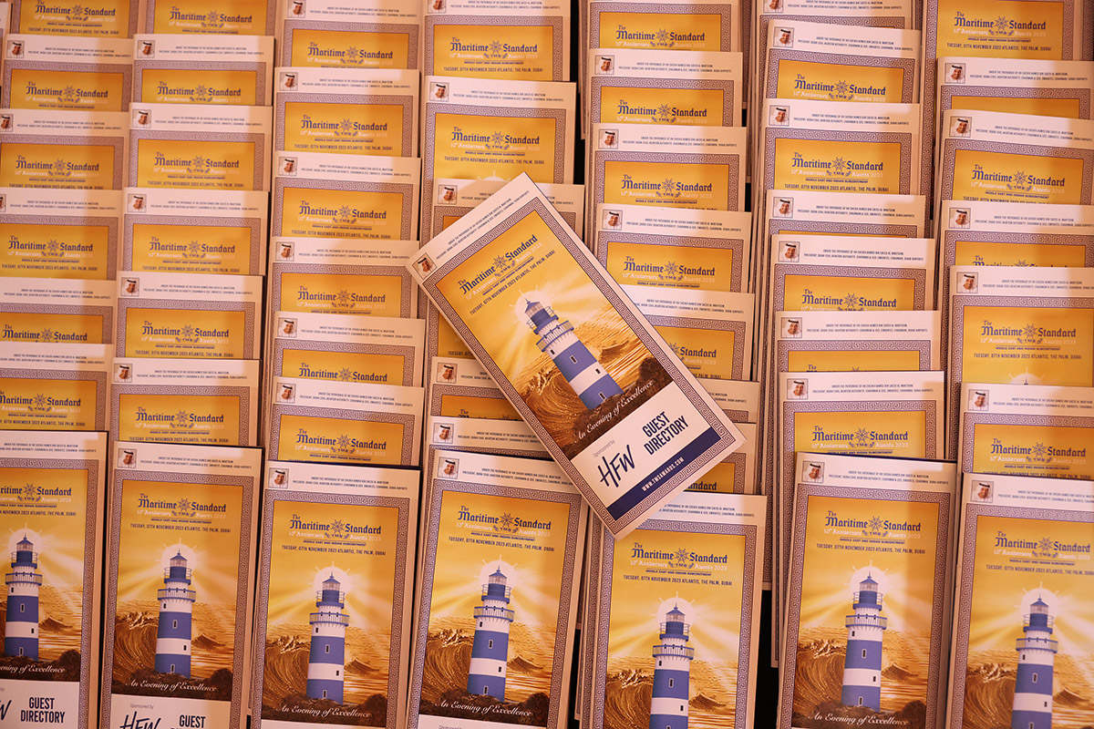Strategic print branding featured across event collateral at TMS Awards ceremony