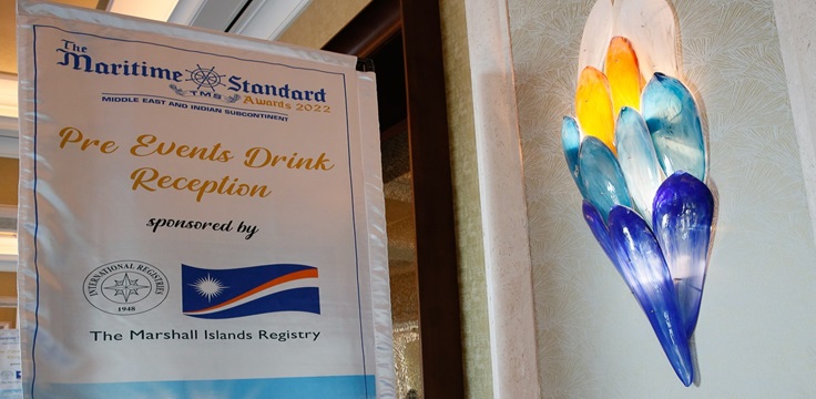 Sponsor recognition amplified through elegant print displays at The Maritime Standard Awards