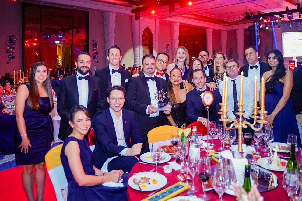 Winners celebrating at The Maritime Standard Awards