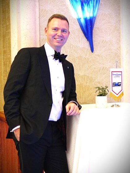 Logo showcased on signage throughout the networking reception at TMS Awards
